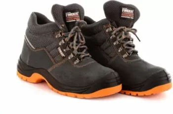 DARIT Finder Steel Toe Mid Sole Safety Work Boot, Anti-Slip Shock Absorption Oil Petrol Chemical Resistant Safety Shoes